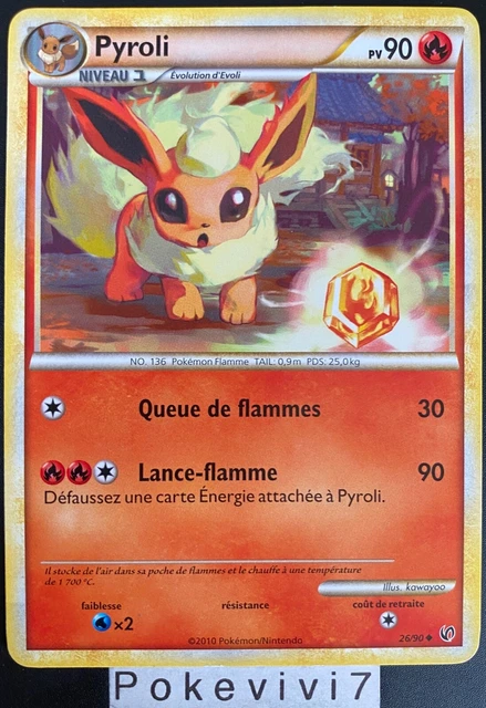 Carte Pokemon PYROLI 26/90 Unco HGSS FR