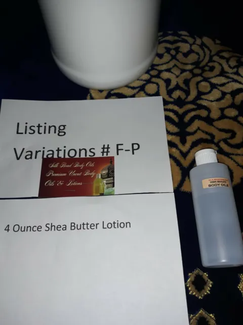 Pick A 4 Ounce Scented Lotion Listing Variation # F-P