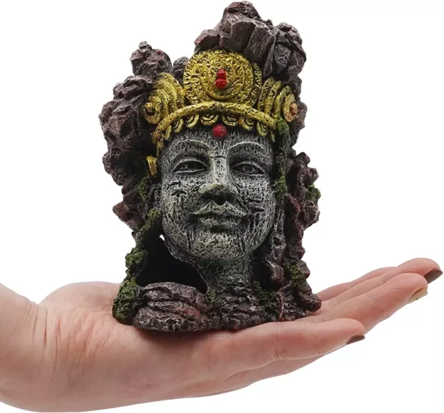 Nomal Budda Fish Tank Cave Aquarium Decoration Tiki Ornament