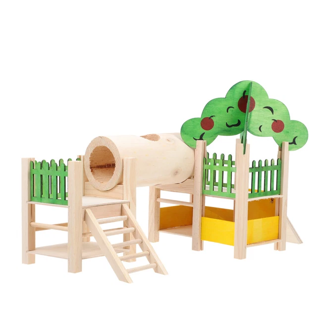 Hamster Holzhaus Holz Ratte Hütte kleine Aktivität Chinchilla Versteck