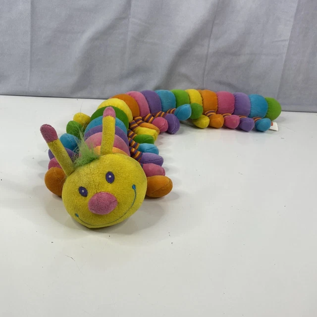 Melissa & Doug Caterpillar Longfellow Plush 25” Rainbow Stuffed Animal