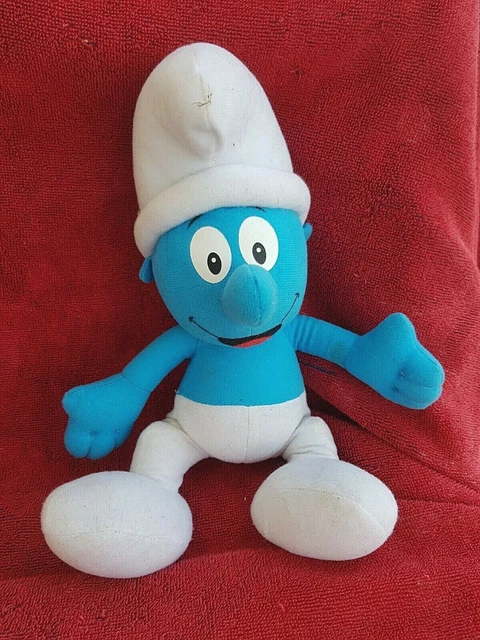 Peluche Doudou Schtroumpfs Classique environs 30 cm Bon état Global