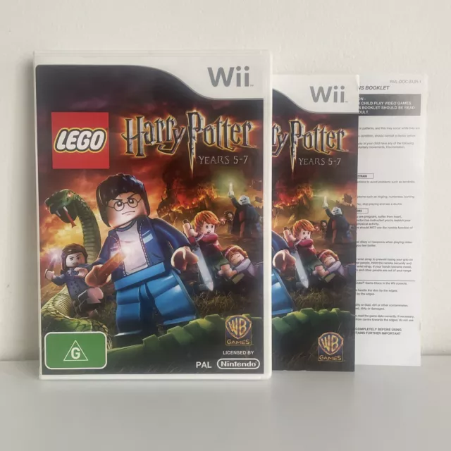 LEGO Harry Potter Years 1-4 and Years 5-7 (Nintendo Wii) With Manuals
