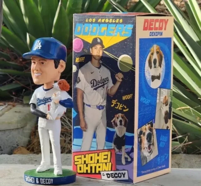💣💣SHOHEI OHTANI & Decoy Bobblehead LA Dodgers SGA 8/28/2025 💣💣 185.00