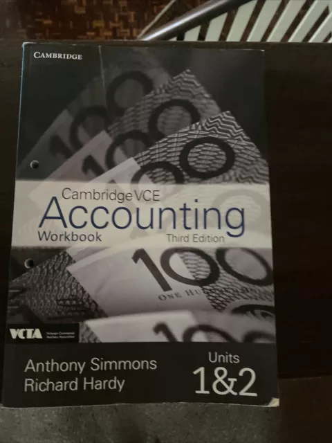 Cambridge VCE Accounting Workbook Third Edition Units 1&2