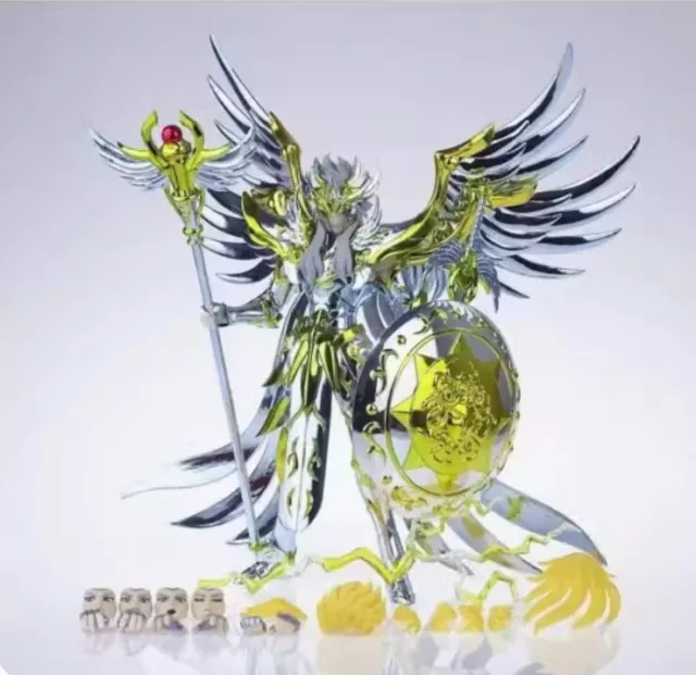 Figura de acción Saint Seiya Myth Cloth Soul EX Zeus Sagitario muñeca juguetes modelo