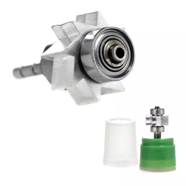 Denshine Large Push Button Dental Cartridge Torque Air Turbine Rotor for