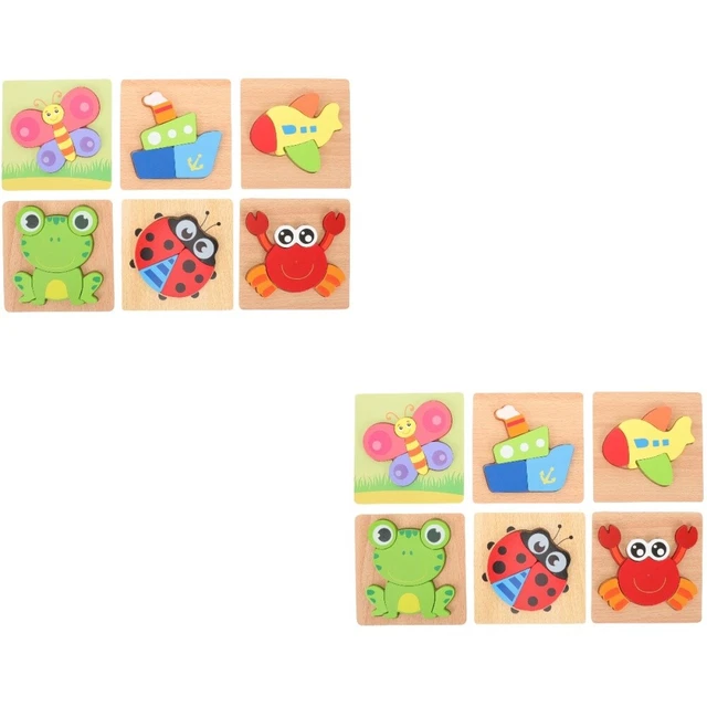 Puzzle puzzle bambini puzzle 0-3 mesi giocattoli legno