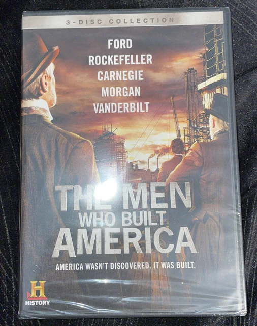 THE MEN WHO Built America (History Channel MiniSeries) BRAND NEW 3