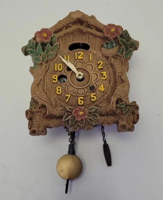 Vintage Miniature Columbia Time Illinois Keebler Cuckoo Clock