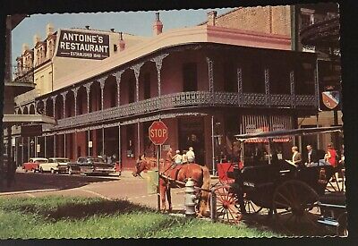 Antoine’s Restaurant 713 St. Louis Street New Orleans  Vintage Postcard