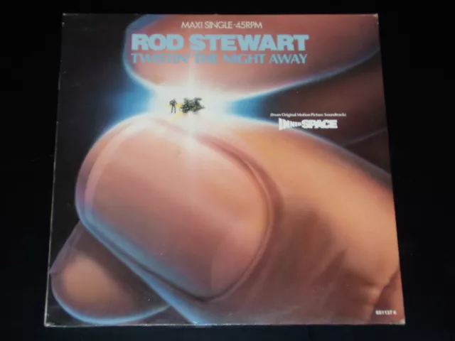 MAXI 45 tours 12' -  ROD STEWART - TWISTN' THE NIGHT AWAY - 1987