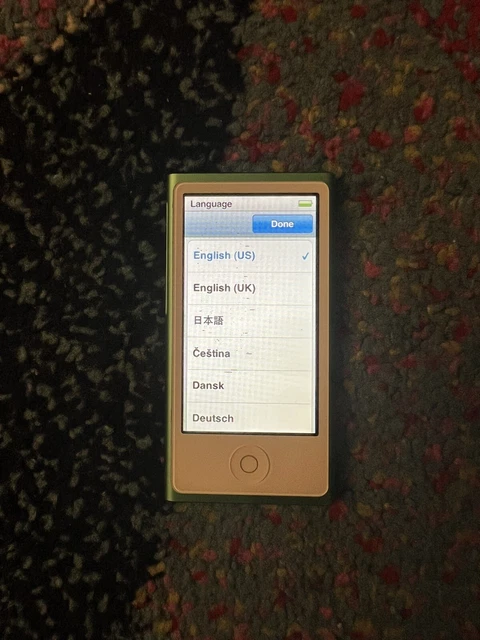 Apple Ipod Nano 16go 16gb - 7ème Génération - Fonctionne  - Baladeur Mp3 - A1446