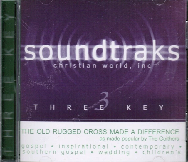 The Old Rugged Cross Made A Difference-Gaithers-Christian Accompaniment Track CD