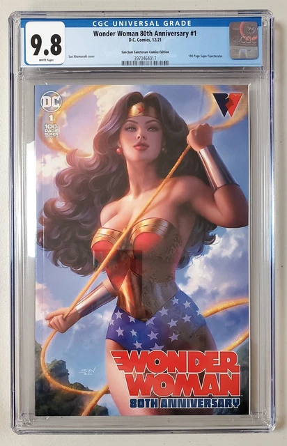 9.8 Cgc Wonder Woman 80Th Anniversary Super Spectacular #1 Khamunaki Variant