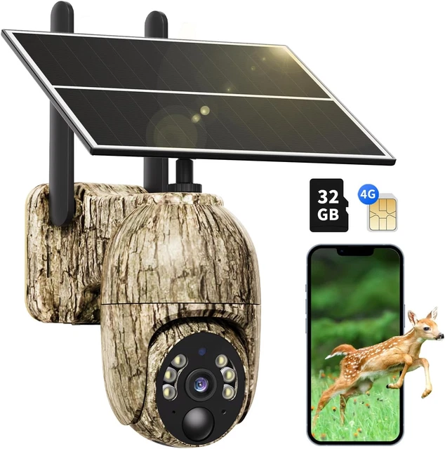 Fototrappola Solare 4G Xega - Visione Notturna A Colori, 2K, 360° - Per Caccia E Monitoraggio Animali - Foto 9