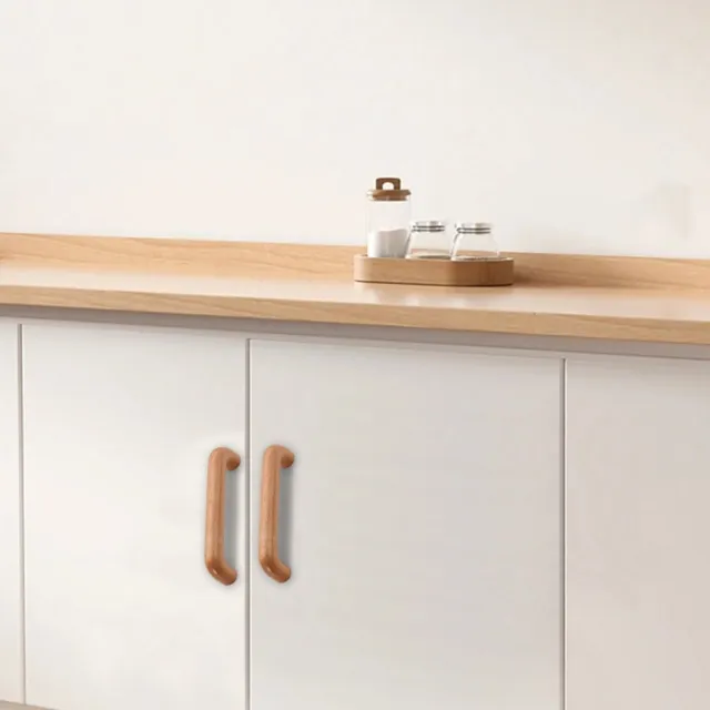 Easy to Install Wood Furniture Handle for Cabinets Drawers and Shoeboxes