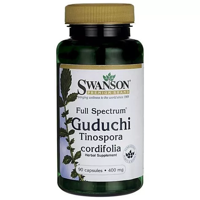 Swanson Full Spectrum GUDUCHI 400 mg 90 Caps - Improves Your Oxygen & Breathing