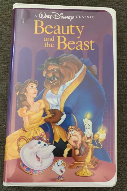 Beauty and The Beast (VHS, 1992, Black Diamond Classic) Original Paper