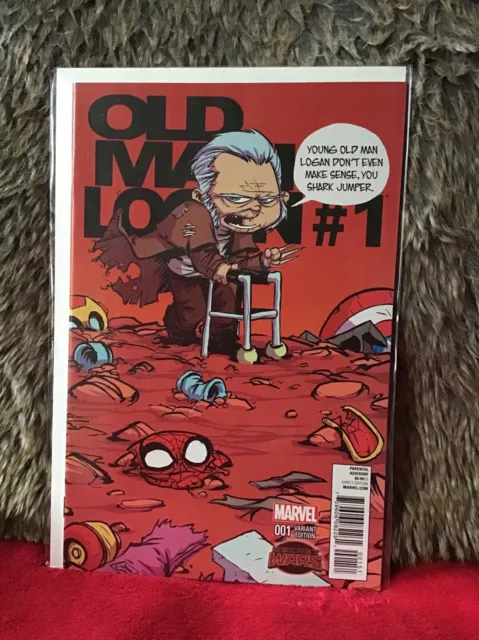 Old Man Logan # 1 Skottie Young Variant Marvel Comics