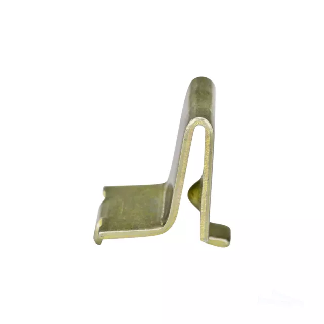 Knape & Vogt Adjustable Steel Pilaster Shelf Support Clip, Brass 256 BR 2