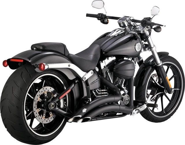 Vance & Hines Black Big Radius 2-into-2 Exhaust System (46365)