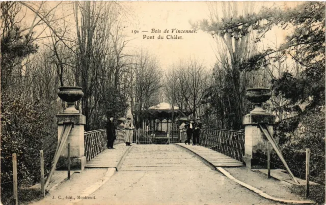 CPA Bois de Vincennes Pont du Chalet (259977)