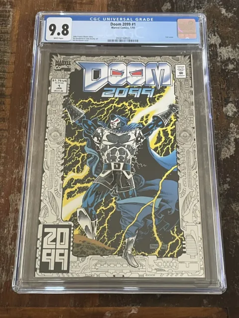 Doom 2099 #1 1/93 CGC 9.8 WHITE Pages-Foil Cover