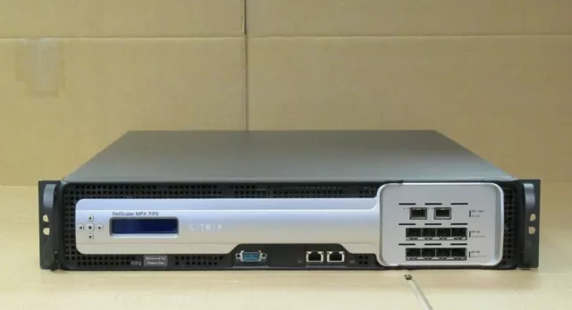 Citrix Netscaler MPX10500 FIPS 2x10GE SFP+ 8xSFP Load Balancer Appliance