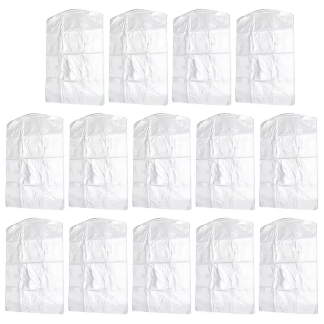 20 Pcs Housse Anti-poussière Pour Vêtements Plastique Sac De Robe Réutilisable