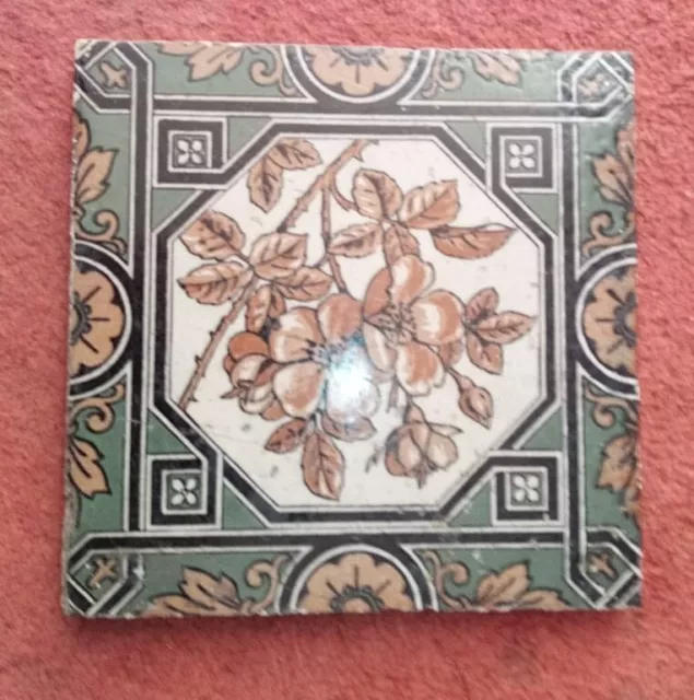 Antique MINTON TILE China works stoke on Trent