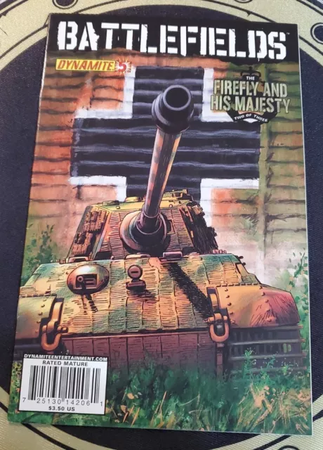 Battlefields #5 The Firefly and His Majesty #2 Comic Book VF Dynamite Ennis J&R