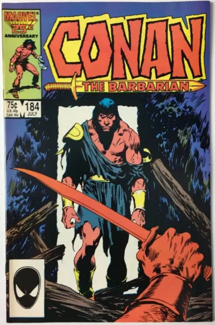 Conan The Barbarian Vol 1 #184 July 1986 American Marvel Comic First Edition