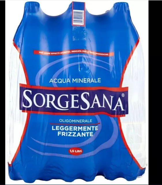 Sorgesana Acqua Minerale, Leggermente Frizzante 1.5L (  6 BOTTIGLIE)