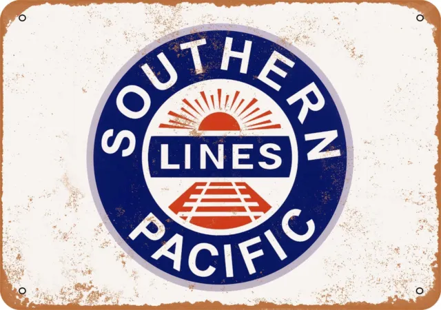Metal Sign - Southern Pacific Railroad -- Vintage Look