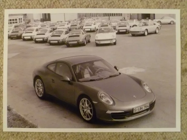 2014 Porsche 911 50th Anniversary Showroom Advertising Poster RARE! Awesome L@@K