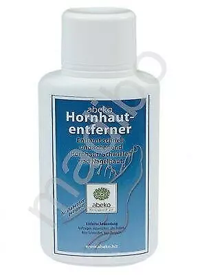 4,80 Euro pro 100ml abeko Hornhautentferner 250 ml Hornhaut Entferner Fußpflege