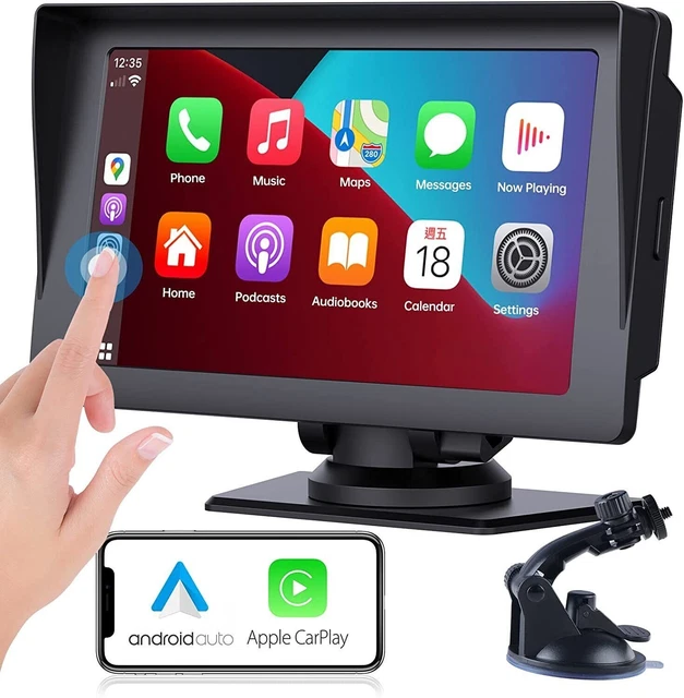 KABELLOS APPLE CARPLAY & Android Auto Autoradio mit Bluetooth, 7
