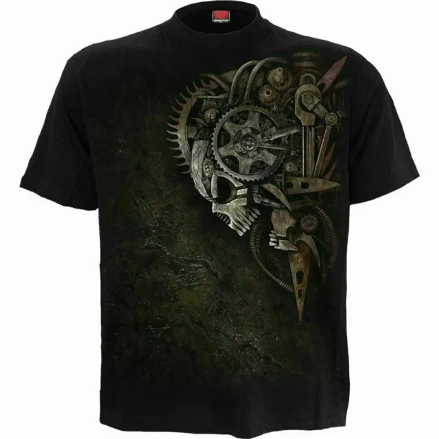 Spiral Direct DIESEL PUNK Men's Goth/Biker/Skull/Steampunk, T-Shirt, Clothing