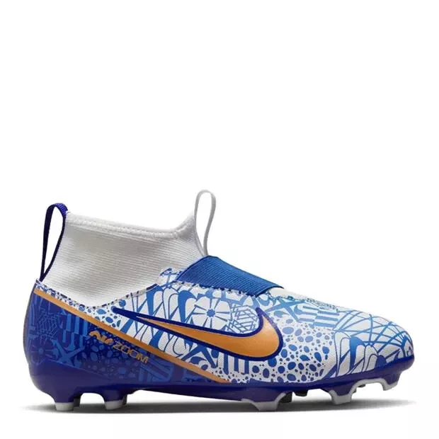 Nike Jr. Zoom Mercurial Superfly 9 Academy CR7 MG weiß metallic Kupfer Concord