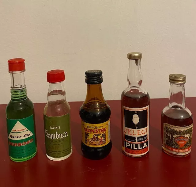 Bottiglie 133 pezzi mignon da collezione bottigliette di alcolici e liquori