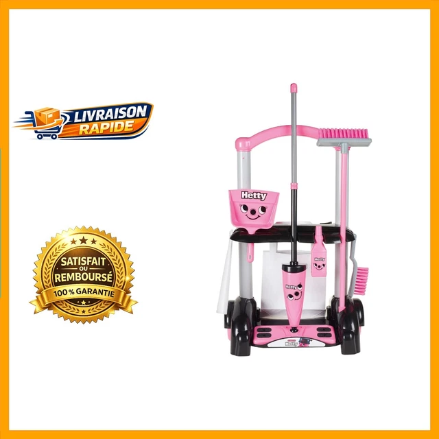 Casdon – Aspirateur Henry Fonctionnel – Rouge, Avec Buse, Aspiration Réelle – Kit De Nettoyage Enfant – Dès 3 Ans