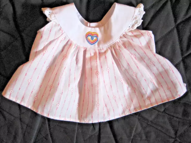 Alte Puppenkleidung Kleid Oberteil für Puppen Baby Schildkröt Schlummerle + Zapf