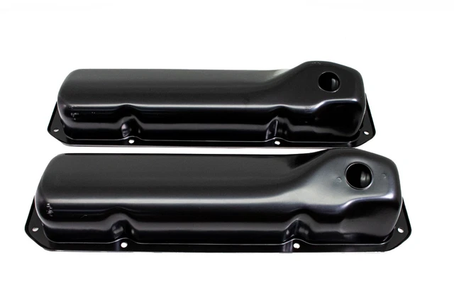 1969-82 Ford Small Block 351C-351M-400M-Boss 302 Steel Valve Covers - Black