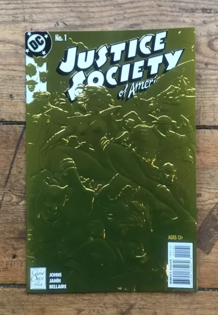 Justice Society Of America # 1 (2022) 90S Foil Variant Nm 1St Print Unread Jsa