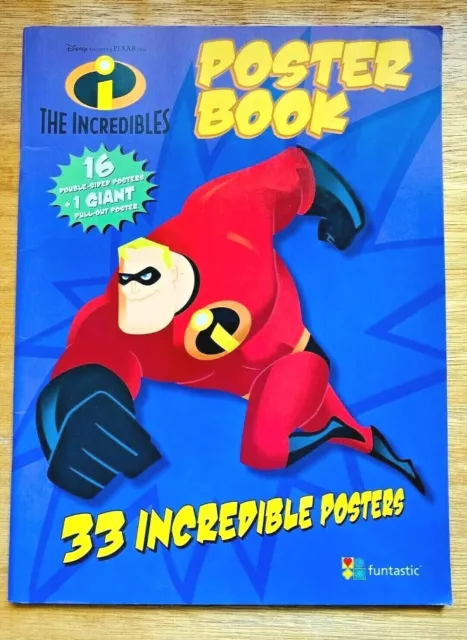 The Incredibles Poster Book 16 Double Sided Posters & Giant Poster 2004