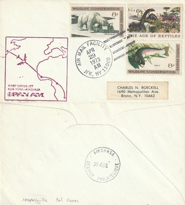 U.S Air Posta Primo Volo Los Angeles A Balboa Tre Cover 