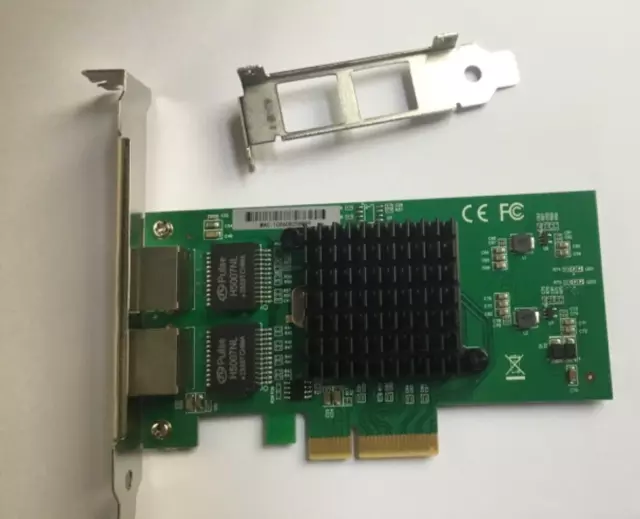 2-Port Gigabit PCIe Network Card 1000M Dual Ports PCI Express