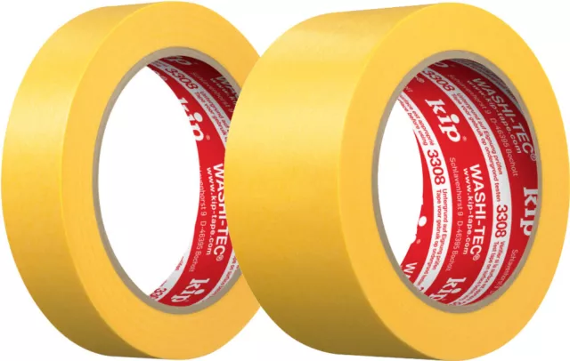 Kip 3308 WASHI-TEC Malerband Abklebeband Goldband Tape sehr dünn, rückstandsfrei