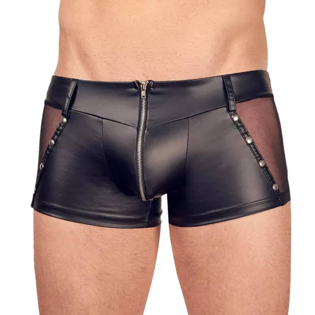 Sexy Herren Pants M L XL 2XL mit Zip seitliche Netz-Einsätze Shorts Club "Malik"